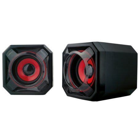 HAUT PARLEUR BERSERKER GAMING HABROK ROUGE/NOIR | ECP Grossiste informatique