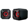 HAUT PARLEUR BERSERKER GAMING HABROK ROUGE/NOIR | ECP Grossiste informatique