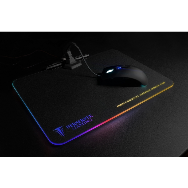 TAPIS DE SOURIS LUMINEUX BSK GAMING WITH BUNGEE GIMLE | ECP Grossiste informatique