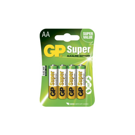 Blister 4 piles U+.Alcaline AA | ECP Grossiste informatique