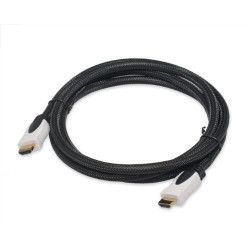 Connectland CL-CAB31004 câble HDMI 1,8 m HDMI Type A (Standard) Noir, Blanc