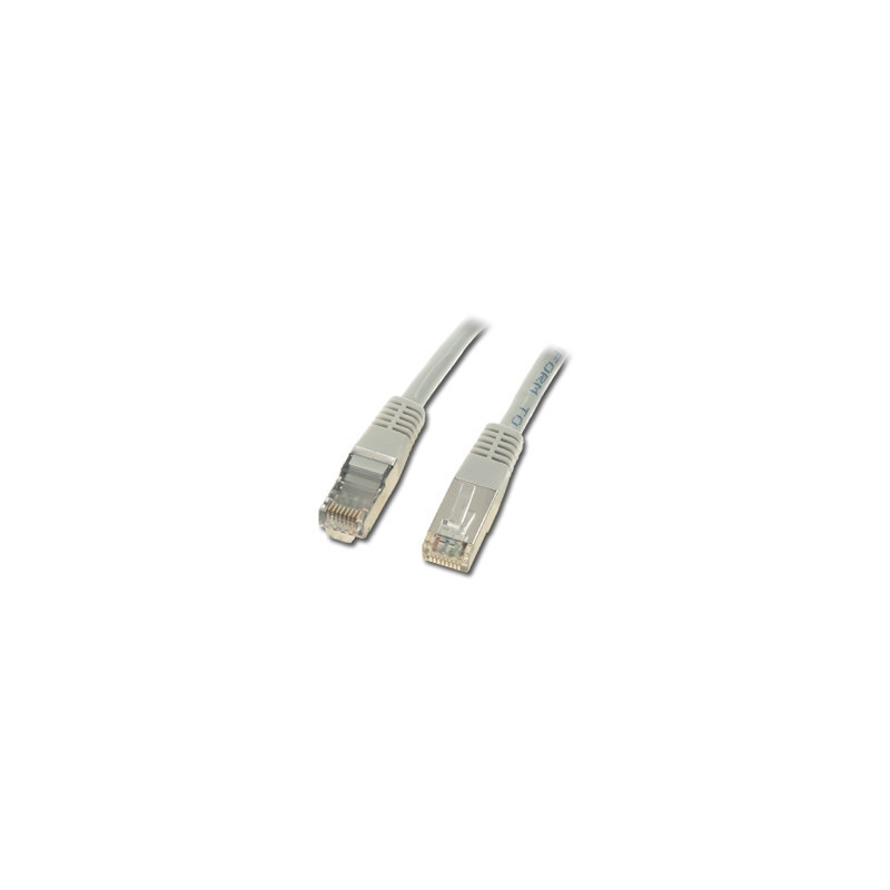 Cable Rj45 droit F/UTP cat6 blinde 0.5m gris | ECP Grossiste informatique