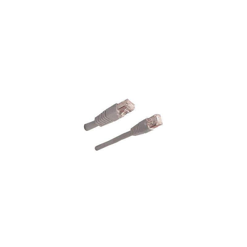 Câble Rj45 droit F/UTP cat6 blinde 10m gris | ECP Grossiste informatique