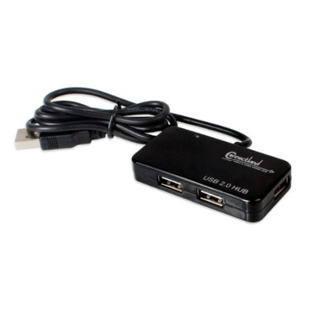 Connectland CL-HUB20033 hub & concentrateur USB 2.0 480 Mbit s Noir