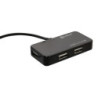 Connectland CL-HUB20033 hub & concentrateur USB 2.0 480 Mbit s Noir