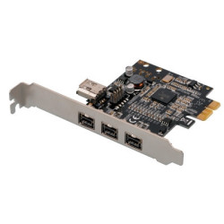 Carte PCI Express 3 ports IEEE 1394b | ECP Grossiste informatique
