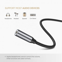 ADAPT. USB TYPE C MALE VERS JACK 3.5 FEMELLE | ECP Grossiste informatique