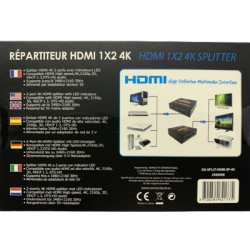 Splitter HDMI 2 sorties 4K | ECP Grossiste informatique