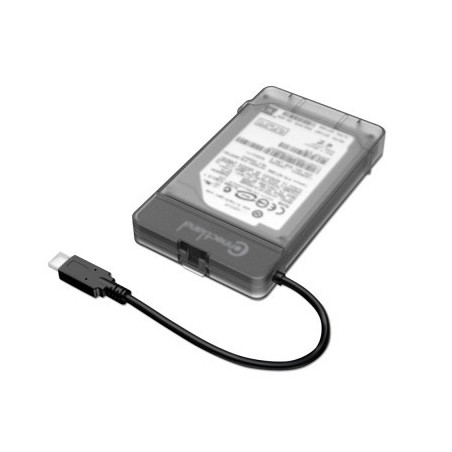 Boîtier externe 2 en 1 pour disque 2.5' SATA USB v3.1 Gen2 Type C G2-28-BK Noir | ECP Grossiste informatique