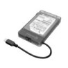 Boîtier externe 2 en 1 pour disque 2.5' SATA USB v3.1 Gen2 Type C G2-28-BK Noir | ECP Grossiste informatique