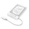 BE-USB3.1-G2-28-WH Boîtier de disques de stockage Boîtier disque dur/SSD Transparent, Blanc 2.5" | ECP Grossiste informatique