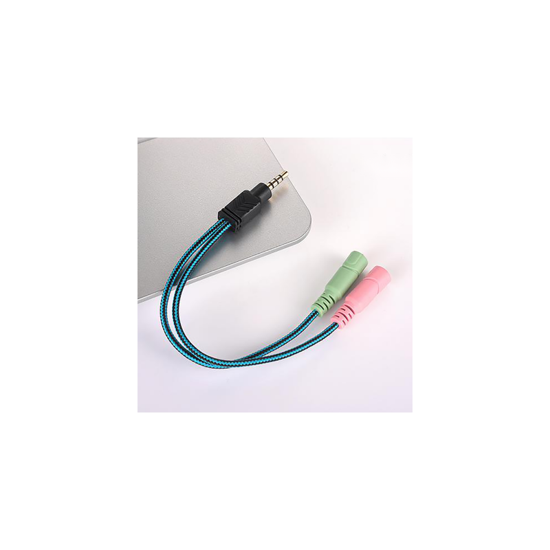 ADAPT JACK AUDIO STEREO 1 MALE x2 FEMELLE EN CABLE 25CM DAG | ECP Grossiste informatique