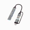 HUB USB3.0*1+USB2.0*3 PORTS | ECP Grossiste informatique