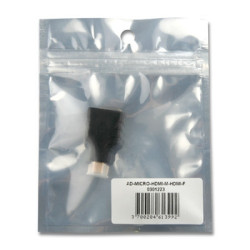 Adaptateur Micro HDMI (M/D) vers HDMI (F) | ECP Grossiste informatique
