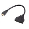 SPILTTER HDMI 1 ENTRE 2 SORTIES EN ADAPTATEUR CABLE SUPPORT 4K 30cm | ECP Grossiste informatique