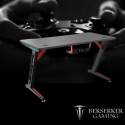 BSK-GAMING DESK B120 NOIR Avec Led RGB | ECP Grossiste informatique