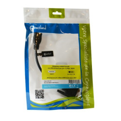 ADAPT.HDMI FEMELLE TO DVI MALE ( 24+1 ) 20CM | ECP Grossiste informatique