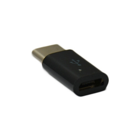 Adaptateur USB type c mâle vers micro usb femelle Noir | ECP Grossiste informatique