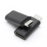 Adaptateur USB type c mâle vers micro usb femelle Noir | ECP Grossiste informatique