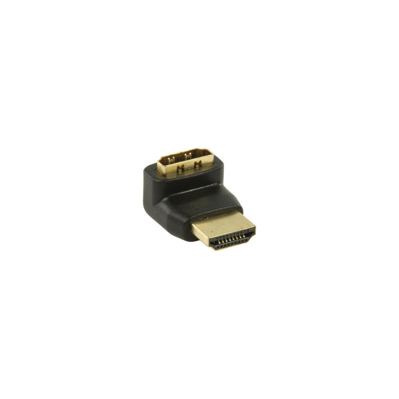 Adaptateur HDMI Mâle vers HDMI femelle coudé vers le haut | ECP Grossiste informatique