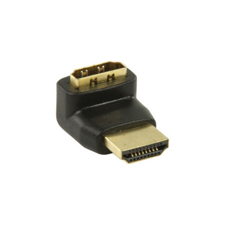 Adaptateur HDMI Mâle vers HDMI femelle coudé vers le haut | ECP Grossiste informatique