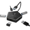 Convertisseur 4 ports usb 3.0 pour N-Switch-PS5/4/3 / Xbox-one Hermod noir | ECP Grossiste informatique