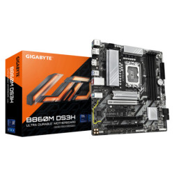 GIGABYTE B860M DS3H Carte mère - Processeurs Intel Core Ultra, VRM 5+1+2+1 phases, jusqu'à 9066MHz DDR5, 1xPCIe 5.0 + 1xPCIe