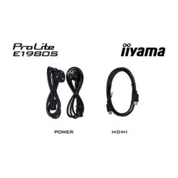 IIYAMA E1980S-B1 (ProLite) - 19p TN FHD 3ms 250cd/m² HDMI-DP 2x2W Noir | ECP Grossiste informatique