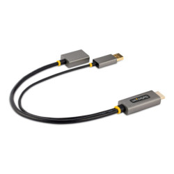 StarTech.com Adaptateur HDMI vers DisplayPort - Adaptateur HDMI vers DisplayPort de 30cm - Câble HDMI vers Displayport,
