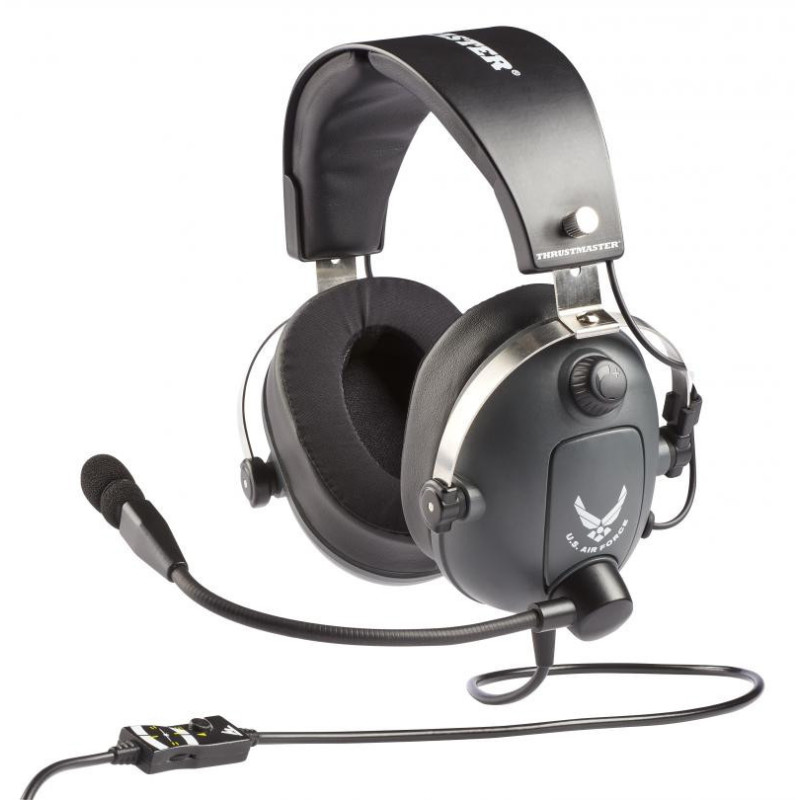 Thrustmaster T.Flight U.S. Air Force Edition Casque Avec fil Arceau Jouer Noir
