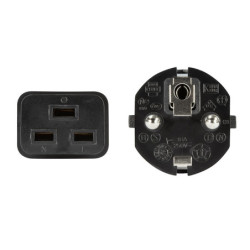 LogiLink CP152 câble électrique Noir 1,8 m CEE7 7 IEC C19