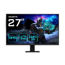 GIGABYTE GS27Q X Moniteur de jeu 27" QHD - 2560 x 1440, 240Hz, 1ms, 250 cd m², FreeSync Premium Pro, HDR Ready, HDMI 2.0,