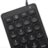V7 Pavé numérique filaire USB KP350 - 22 touches - Calculatrice, Tabulation, Touches de raccourci de retour arrière - Câble de