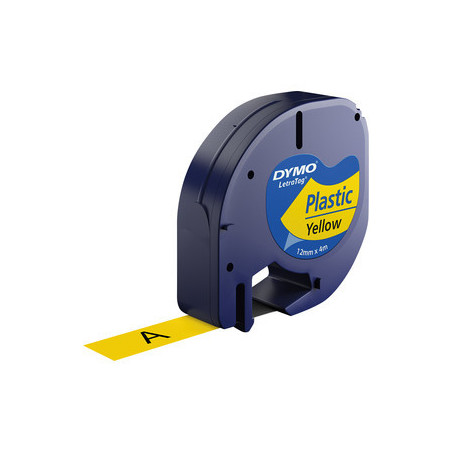 DYMO S0721620 ruban d'étiquette Noir sur jaune