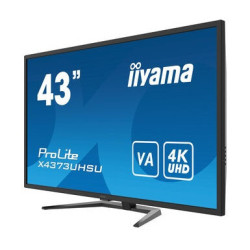 iiyama ProLite X4373UHSU-B1 écran plat de PC 108 cm (42.5") 3840 x 2160 pixels 4K Ultra HD Noir | ECP Grossiste informatique