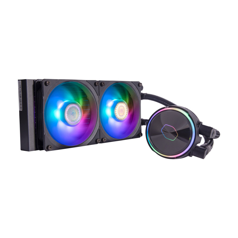 Cooler Master MasterLiquid PL240 Flux Processeur Kit de refroidissement du liquide 12 cm Noir