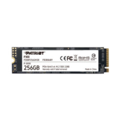 Patriot Memory P300P256GM28 disque SSD 256 Go M.2 PCI Express NVMe