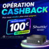 Operation Cashback Shuttle ∶ 100 € remboursés par Shuttle XPC Barebone NA10H7