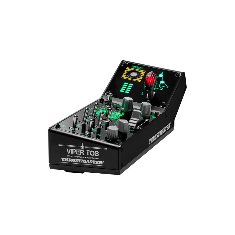 Thrustmaster VIPER Panel Noir USB Joystick + levier de commande du moteur PC