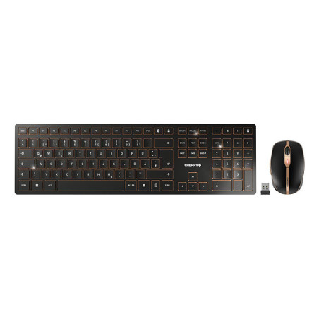 Keyboard Mouse Cherry DW9100 slim schwarz (JD-9100DE-2)