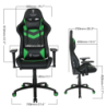 SIEGE-BSK-THOR-LUXURY-BK-GREEN | ECP Grossiste informatique