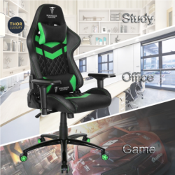 SIEGE-BSK-THOR-LUXURY-BK-GREEN | ECP Grossiste informatique