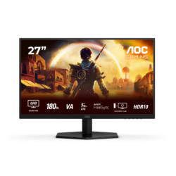 AOC G4 Q27G42XNE écran plat de PC 68,6 cm (27") 2560 x 1440 pixels Quad HD LED Noir, Rouge