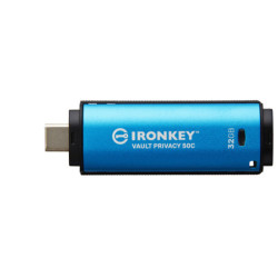 Kingston Technology IronKey 32 Go USB-C Vault Privacy 50C chiffrée AES-256, FIPS 197