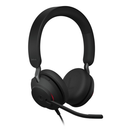 Jabra Evolve2 40 SE Casque Avec fil Arceau Bureau Centre d'appels USB Type-C USB Type-A Noir