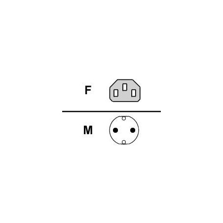 FUJITSU Cable secteur (F). 1.8m