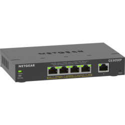 NETGEAR Plus Switch 5-port 101001000 GS305EP-100PES