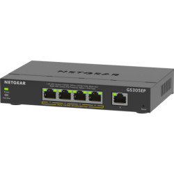 NETGEAR Plus Switch 5-port 101001000 GS305EP-100PES