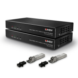 Lindy 38174 extension audio video Émetteur et récepteur AV Noir