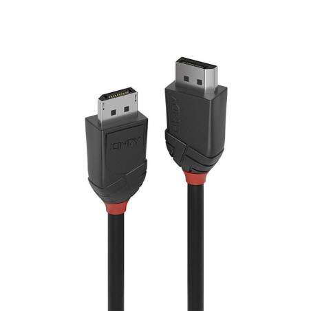 LINDY 0.5m DisplayPort 1.2 Cable Black